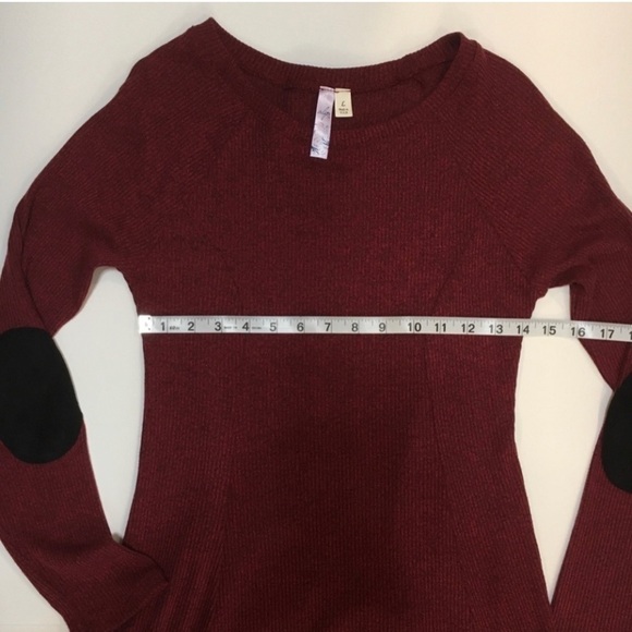 Francesca’s Alya Elbow Patches Thermal Academia Fall Festive Dress - Size L - Picture 8 of 8